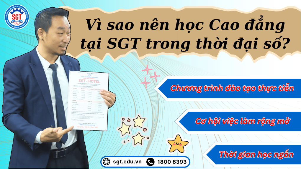 Vì sao nên học Cao đẳng tại SGT trong thời đại số?