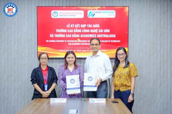 Buổi ký kết hợp tác giữa SGT và Trường Cao đẳng Academies Australasia (ACC) – Singapore