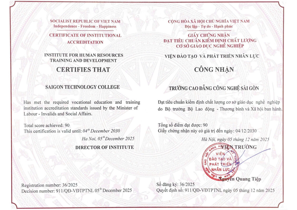 Trường Cao Đẳng Công Nghệ Sài Gòn